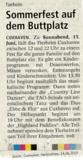 Vorankündigung